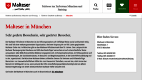 What Malteser-muenchen.de website looked like in 2018 (6 years ago)
