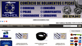 What Mdrolamentos.com.br website looked like in 2018 (5 years ago)