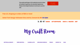 What Mycraftroom.com website looked like in 2018 (5 years ago)