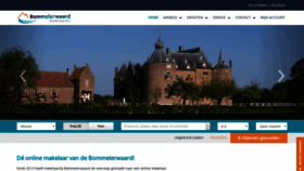 What Makelaardijbommelerwaard.nl website looked like in 2018 (5 years ago)