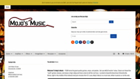 What Mojosmusic.com website looked like in 2018 (5 years ago)