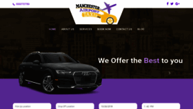 What Manchesterairporttaxis.co.uk website looked like in 2018 (6 years ago)