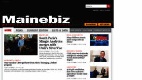 What Mainebiz.biz website looked like in 2018 (5 years ago)