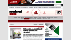 What Moderniobec.cz website looked like in 2018 (5 years ago)