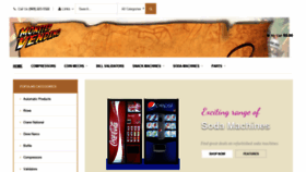 What Monstervending.com website looked like in 2018 (5 years ago)