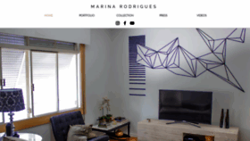 What Marinarodriguesdesigner.com.br website looked like in 2018 (5 years ago)