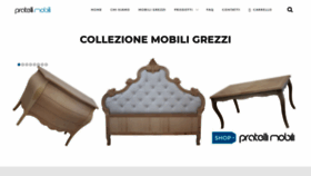 What Mobili-grezzi.com website looked like in 2018 (5 years ago)