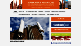 What Manhattanneighbors.org website looked like in 2018 (5 years ago)