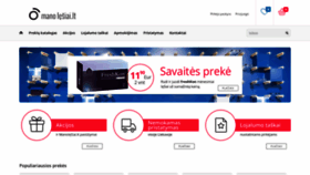 What Manolesiai.lt website looked like in 2018 (5 years ago)
