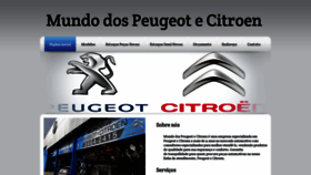 What Mundodospeugeotecitroen.com.br website looked like in 2018 (5 years ago)