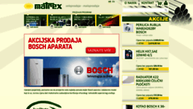 What Matrex.hr website looked like in 2018 (5 years ago)