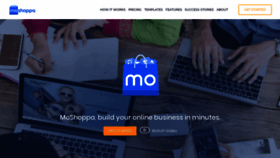 What Moshoppa.com website looked like in 2018 (5 years ago)
