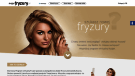 What Moje-fryzury.pl website looked like in 2018 (5 years ago)