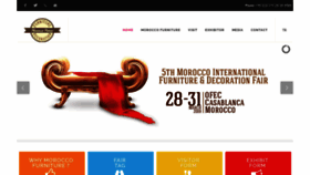 What Moroccofurniturefair.com website looked like in 2018 (5 years ago)