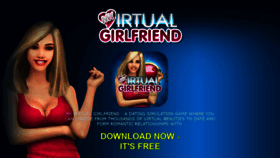 What Myvirtualgirlfriendgame.com website looked like in 2018 (5 years ago)