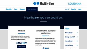What Myhealthybluela.com website looked like in 2018 (5 years ago)