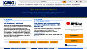 What Myeloma.cz website looked like in 2018 (5 years ago)