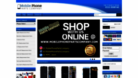 What Mobilephonepartscompany.com website looked like in 2018 (5 years ago)