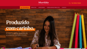 What Marilda.com.br website looked like in 2018 (5 years ago)