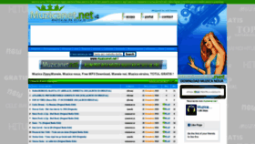 What Muzicanet.net website looked like in 2018 (5 years ago)