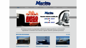 What Marinasureste.com website looked like in 2018 (5 years ago)