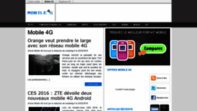 What Mobile4g.fr website looked like in 2018 (5 years ago)