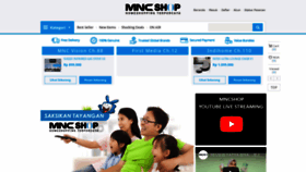 What Mncshop.co.id website looked like in 2018 (5 years ago)