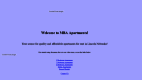 What Mbaapartments.com website looked like in 2018 (5 years ago)