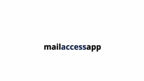 What Mailaccessapp.com website looked like in 2018 (5 years ago)