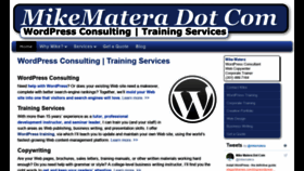 What Mikematera.com website looked like in 2018 (5 years ago)