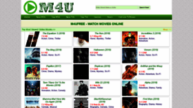 What M4ufree.info website looked like in 2018 (5 years ago)