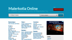 What Malerkotlaonline.com website looked like in 2018 (5 years ago)