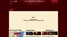 What Marquisedebassano.com website looked like in 2018 (5 years ago)