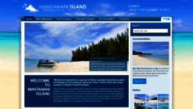 What Mantanani.com website looked like in 2018 (5 years ago)