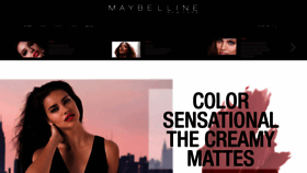 What Maybelline.com.my website looked like in 2018 (5 years ago)