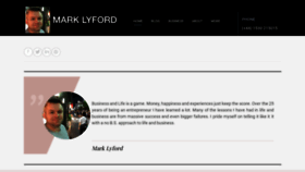 What Marklyford.com website looked like in 2018 (5 years ago)