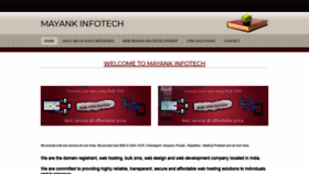 What Mayankinfotech.com website looked like in 2018 (5 years ago)