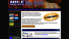 What Mikemoremiles.com website looked like in 2018 (5 years ago)
