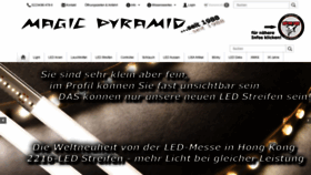 What Magic-pyramid.de website looked like in 2018 (5 years ago)