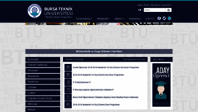 What Mdbf.btu.edu.tr website looked like in 2018 (5 years ago)