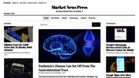 What Marketnews.press website looked like in 2018 (5 years ago)
