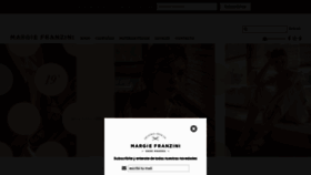 What Margiefranzini.com website looked like in 2018 (5 years ago)