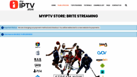 What Myiptv.store website looked like in 2018 (5 years ago)