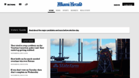 What Miamiherald.com website looked like in 2018 (5 years ago)