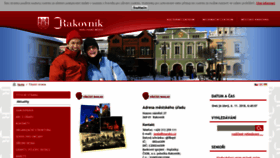 What Mesto-rakovnik.cz website looked like in 2018 (5 years ago)