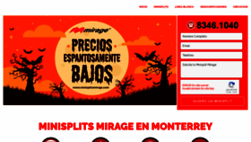 What Minisplitsmirage.com.mx website looked like in 2018 (5 years ago)
