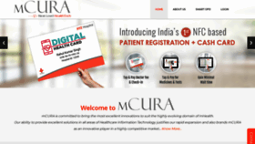 What Mcura.com website looked like in 2018 (5 years ago)