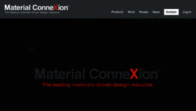 What Materialconnexion.com website looked like in 2018 (5 years ago)