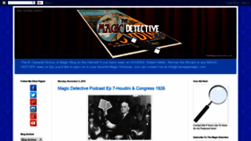 What Magichistorian.com website looked like in 2018 (5 years ago)