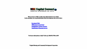 What Mbecapitalconnect.com website looked like in 2018 (5 years ago)